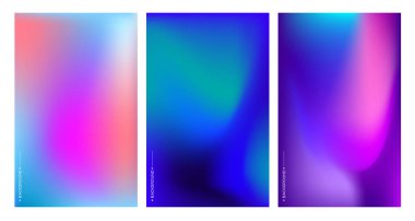 Çerçevelerdeki renkli soyut şekiller, vektör pankartı şablonu.