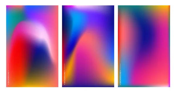 Farbenfrohe Abstrakte Kunst Rahmen Triptychon Banner Für Kopierraum — Stockvektor