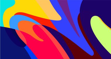 Soyut sıvı şekil. Sıvı geometrik tasarım. Geometrik çizgiler, noktalar, batik Endonezya desenli izole eğimli dalgalar. Vektör illüstrasyon tasarımı.