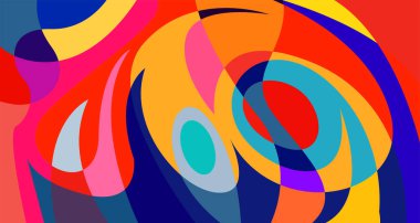 Soyut sıvı şekil. Sıvı geometrik tasarım. Geometrik çizgiler, noktalar, batik Endonezya desenli izole eğimli dalgalar. Vektör illüstrasyon tasarımı.