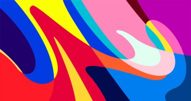 Soyut sıvı şekil. Sıvı geometrik tasarım. Geometrik çizgiler, noktalar, batik Endonezya desenli izole eğimli dalgalar. Vektör illüstrasyon tasarımı.