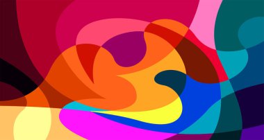 Abstract liquid shape. Fluid geometric design. Isolated gradient waves with geometric lines, dots, batik Indonesia pattern. Vector illustration design.