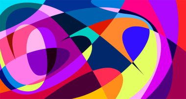 Soyut sıvı şekil. Sıvı geometrik tasarım. Geometrik çizgiler, noktalar, batik Endonezya desenli izole eğimli dalgalar. Vektör illüstrasyon tasarımı.