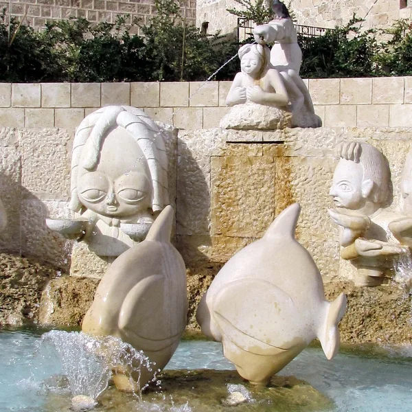 Яффский зодиакальный фонтан 2012 — стоковое фото