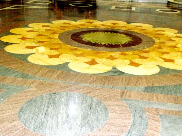 議会のモザイク模様の床 2013 のワシントン図書館 — ストック写真