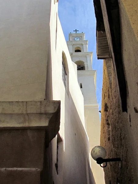 Jaffa uitzicht vanaf de netiv hamazolot straat 2012 — Stockfoto