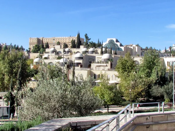 Иерусалим красивый вид с Яффских ворот 2012 — стоковое фото