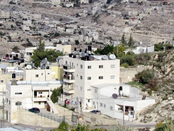 Jerusalem hus med platta tak 2012 — Stockfoto