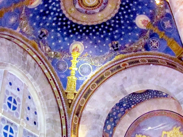 Jeruzalém kostel všech národů části interiéru 2012 — Stock fotografie