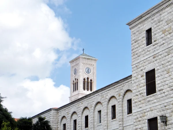 Escola e Torre Nazareth Terra Sancta 2010 — Fotografia de Stock