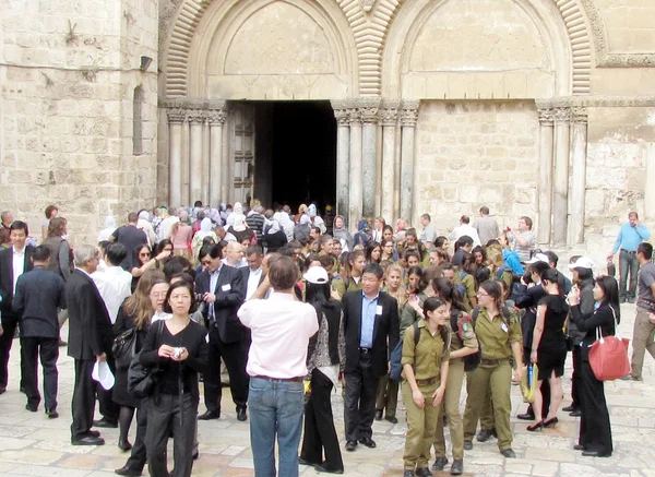 Вход в Иерусалимскую гробницу 2012 — стоковое фото