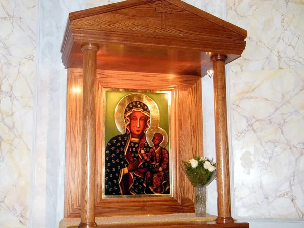 Jaffové saint peter církevní ikona madonna a dítě 2011 — Stock fotografie