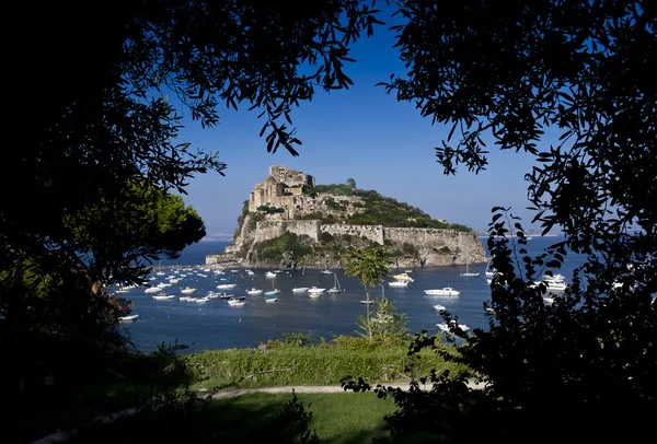 Aragonese castle (ischia island italien) 2 — Stockfoto