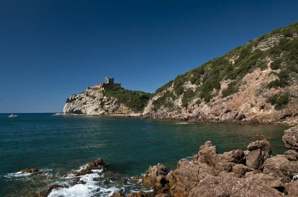 Castiglione della Pescaia (grosseto İtalya) Le Rocchette — Stok fotoğraf