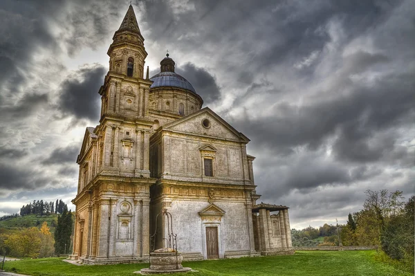 Montepulciano (Tuscany Italien): Kyrkan av St. Blaise — Stockfoto