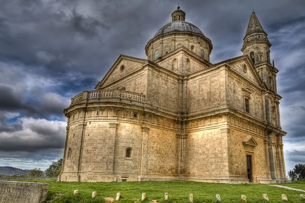 Montepulciano (Toscane Italie): Kerk van St. Blaise 2 — Stockfoto