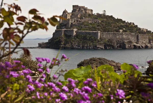 Aragonese castle (Ischia Island) Campania Italy 2 — Stock Photo, Image