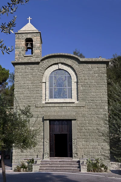 Church S. Leonardo Abbate Panza Ischia Island Italy — Stock Photo, Image