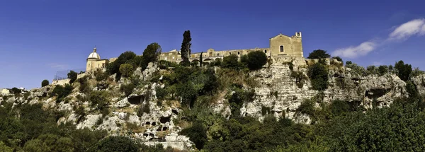 Ispica (Sicilien Italien) stora landskap — Stockfoto