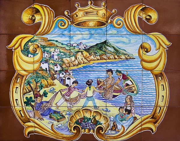 Umělecká keramika ostrova Forio Ischia (Itálie) 2 — Stock fotografie