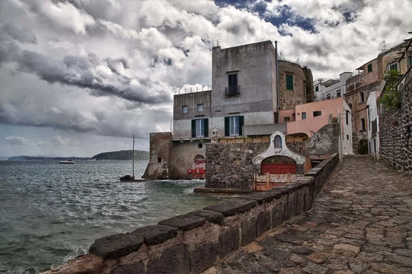 Villaggio di pescatori Isola di Celsea Ischia — Foto Stock