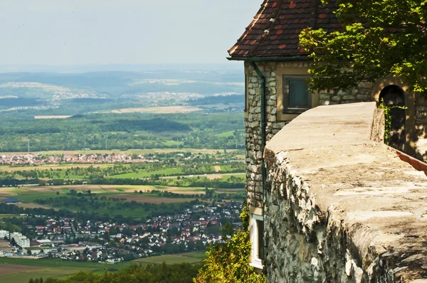 Vista panoramica del castello tedesco Teck — Foto Stock