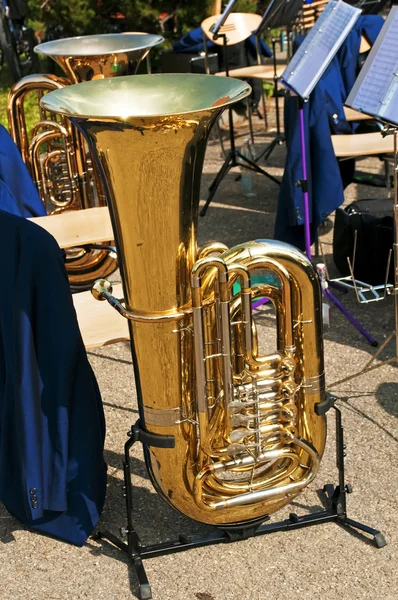 Tuba during rest — Stock Photo, Image