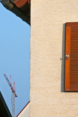 Vinç eski bir ev bina