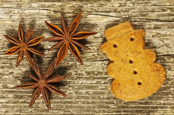 Pastel de Navidad alemán con anís estrellado — Foto de Stock