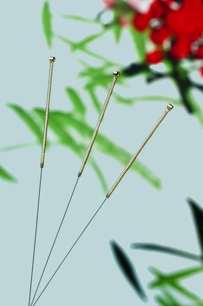 Acupuncture needle — Stock Photo, Image