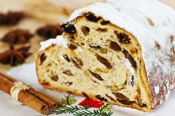 Boże Narodzenie stollen — Zdjęcie stockowe