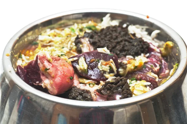 kusma, kemik ve köpekler için çiğ gıda