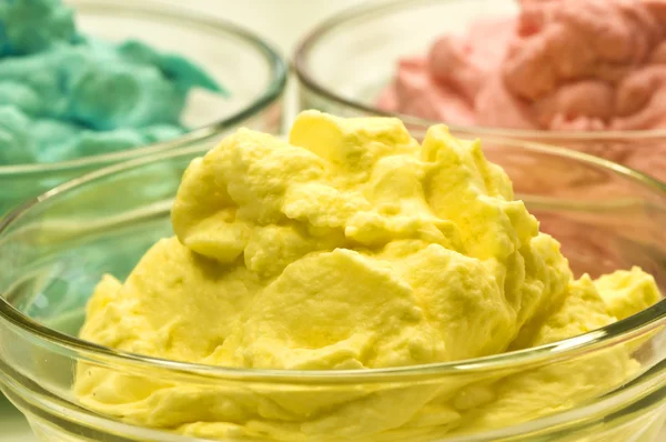 Colored cream — Stok fotoğraf