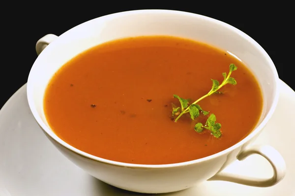 Tomato soup Stock Photo