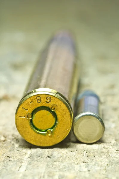 Ammunition 8x57IS and cal.22 — Stock Photo, Image