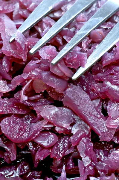 Cooked red kale — Stock Photo, Image