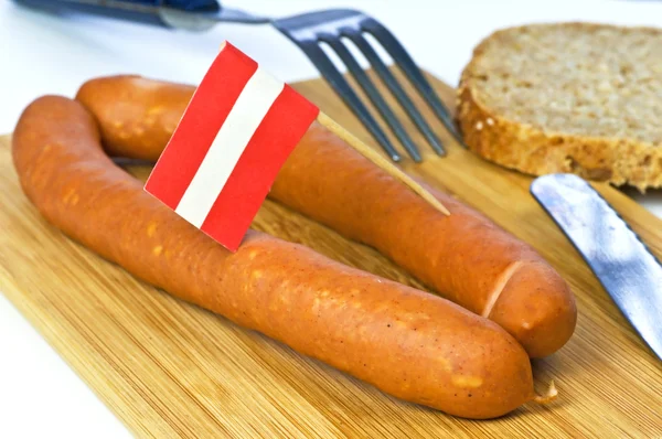 Sausage of Austria Krainer — Stock Photo, Image