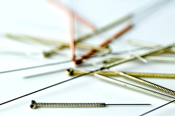 Acupuncture needle — Stock Photo, Image