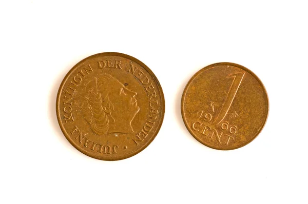 Former European currency of the Netherlands — Stock Photo, Image