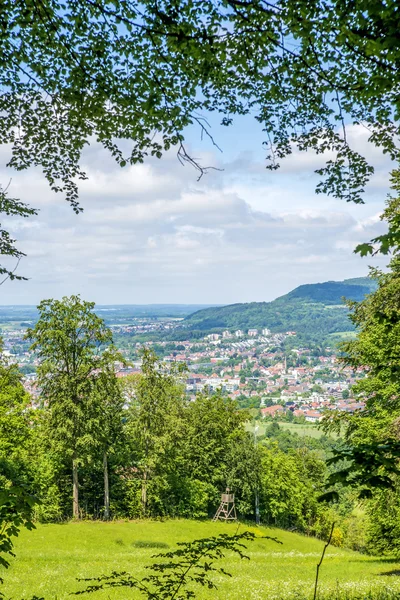 Panoramic view to a city in Germany — Stock Photo, Image