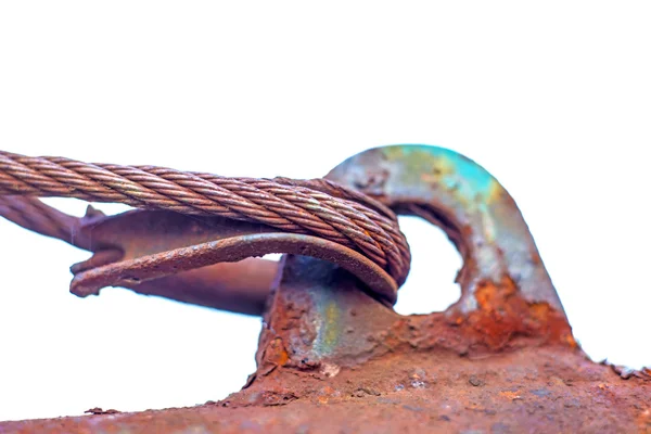 Rusty cable rope — Stock Photo, Image