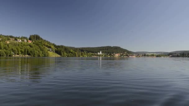 Lago Titisee, Floresta Negra, Alemanha — Vídeo de Stock