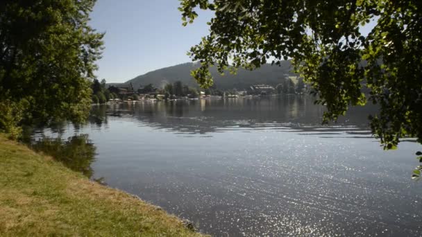 Titisee-tótól, fekete-erdő, Németország — Stock videók