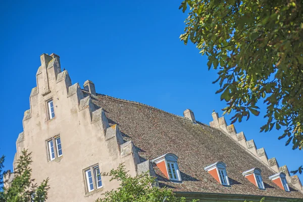 Гипсовая крыша в Обернае, Эльзас, Франция — стоковое фото