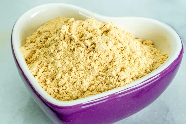 Maca, Lepidium meyenii, powder — Stock Photo, Image