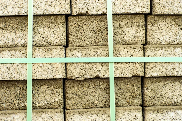 Packed clinker bricks — Stock Photo, Image