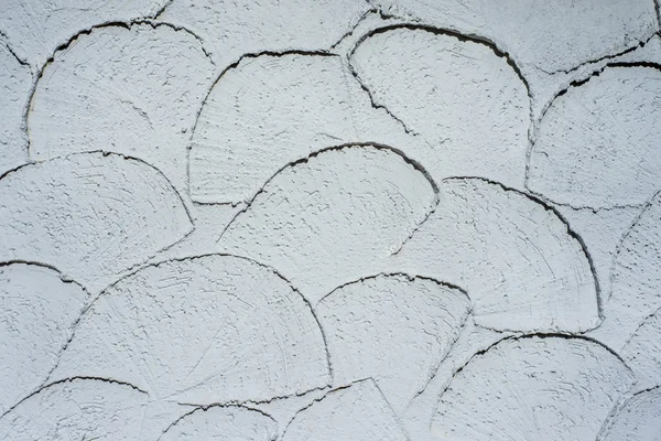 White wall of concrete with structured plaster — Stock Photo, Image