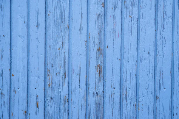 Blue wooden wall — Stock Photo, Image