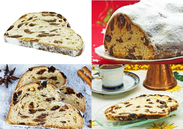 Natale tedesco stollen — Foto Stock