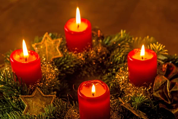 Adventskranz — Stockfoto